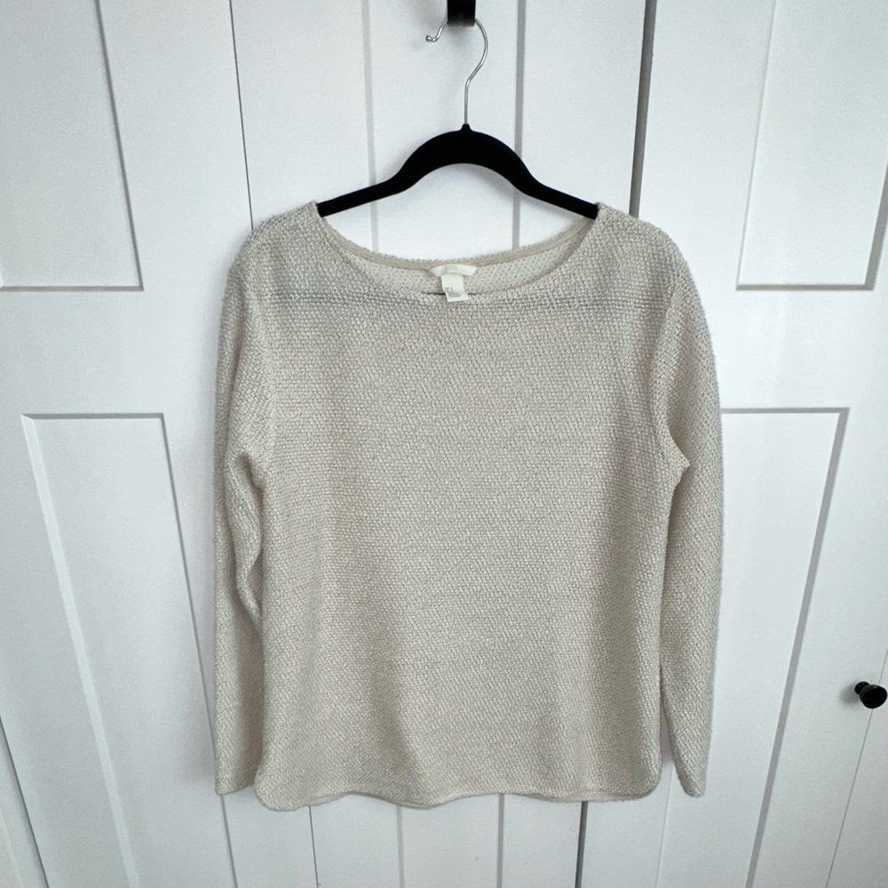 Women's H&M Oatmeal Sweater/Shirt - Medium